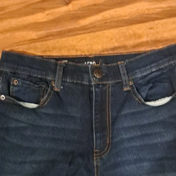 AERO high rise blue jeans size 8 Long - Picture 2 of 4